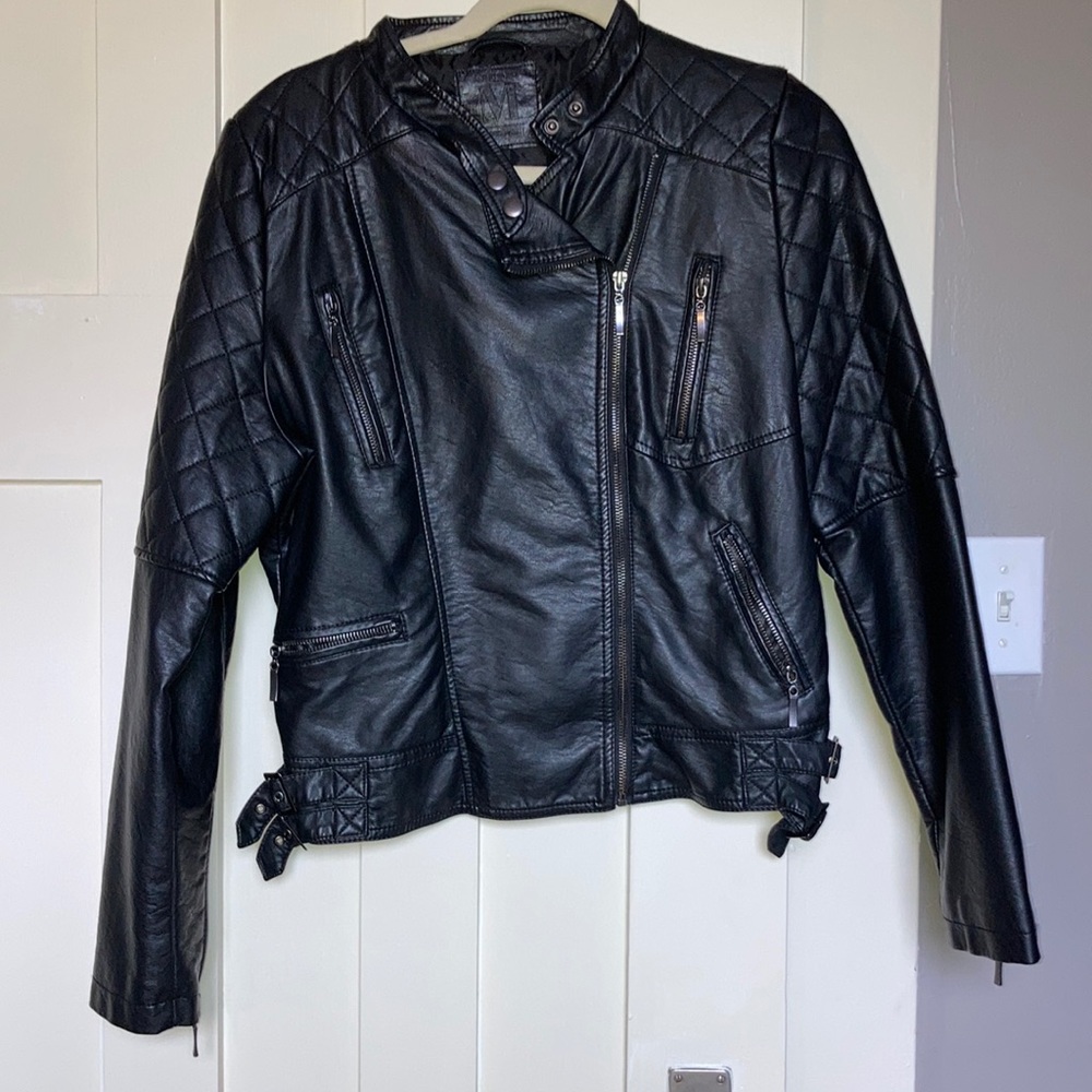 Studio M Large faux leather jacket